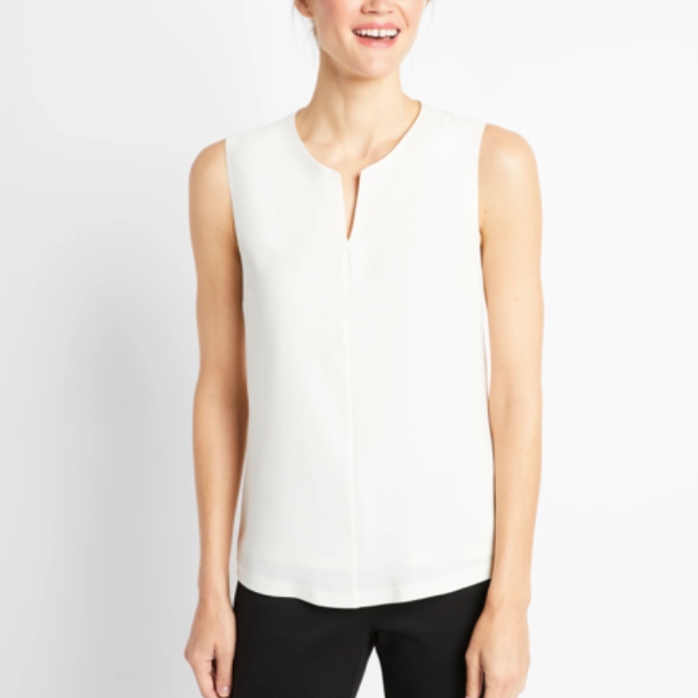 Of / Mercer Women's Cream Malcolm Top Size XL